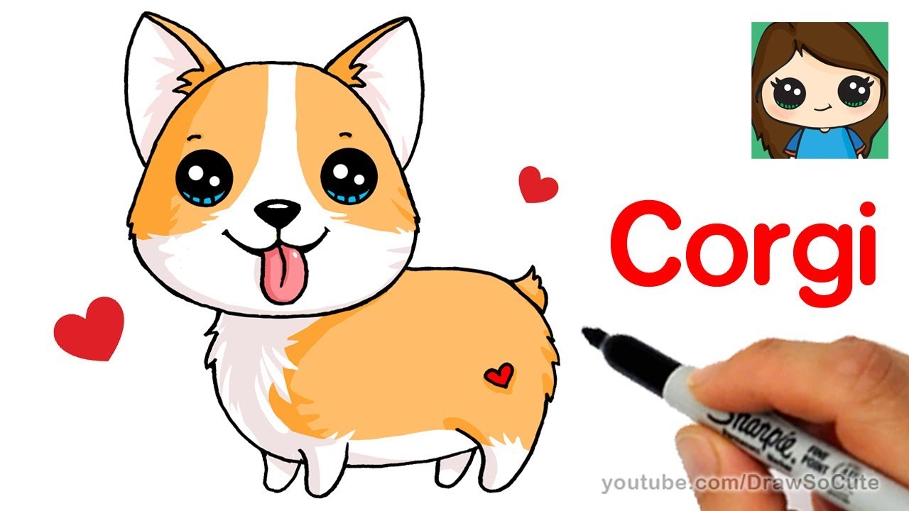 Featured image of post Easy Cute Drawings Of Dogs