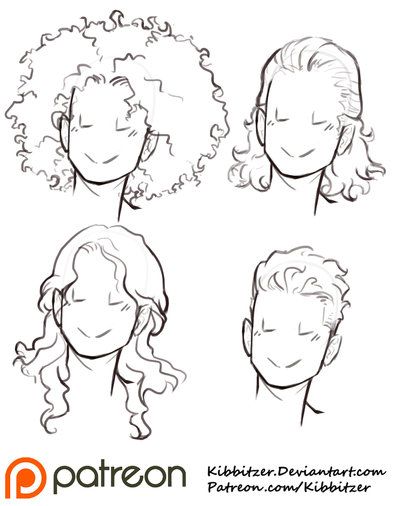 Featured image of post Hair Drawing Reference Curly