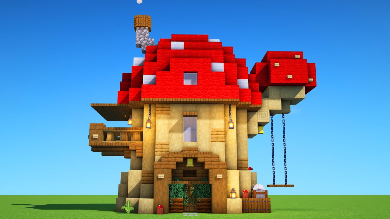 Featured image of post Mushroom House Minecraft Blueprint