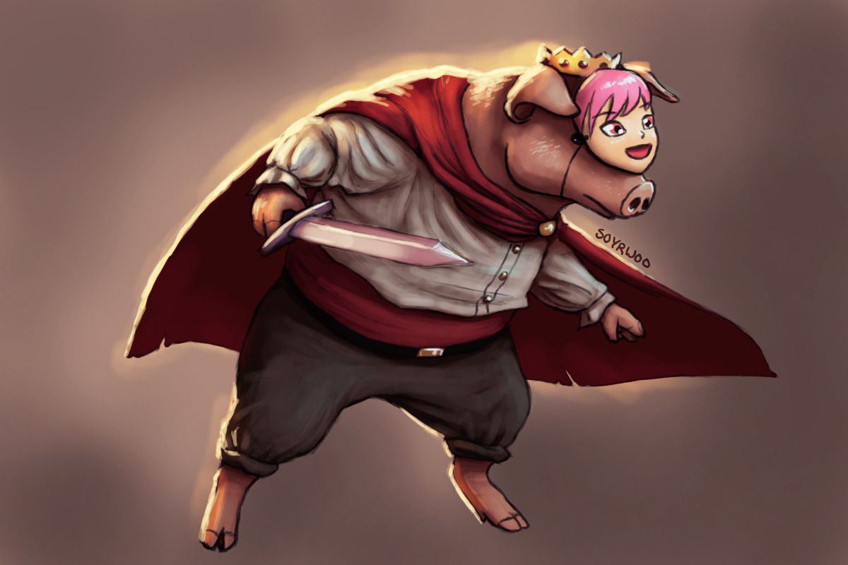 Featured image of post Technoblade Fanart Pig